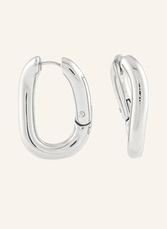 COPENHAGEN STUDIOS Creolen  aus  Edelstahl SILBER