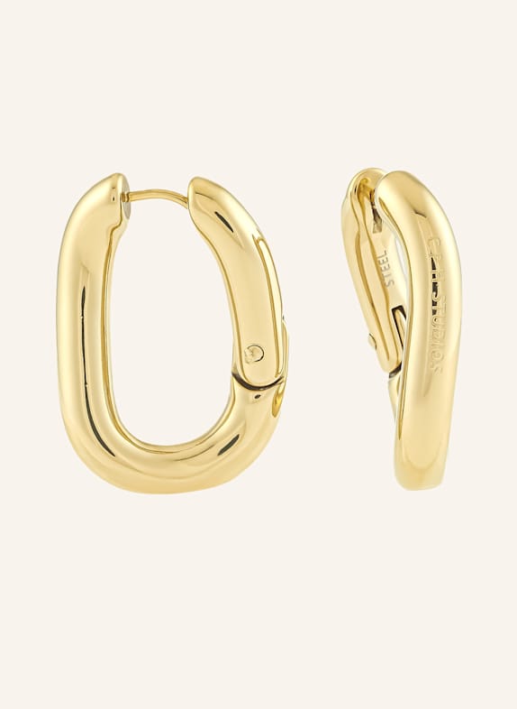 COPENHAGEN STUDIOS Creolen  aus  Edelstahl GOLD