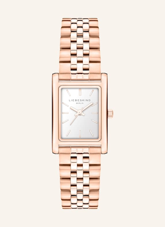 LIEBESKIND Armbanduhr  aus  Edelstahl ROSÉGOLD