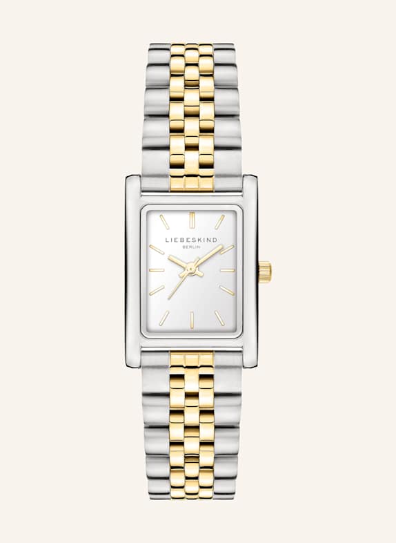 LIEBESKIND Armbanduhr  aus  Edelstahl SILBER/ GOLD