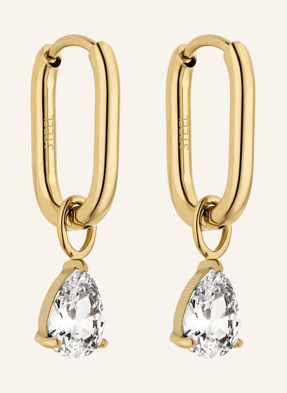 s.Oliver Creolen  aus  Edelstahl GOLD