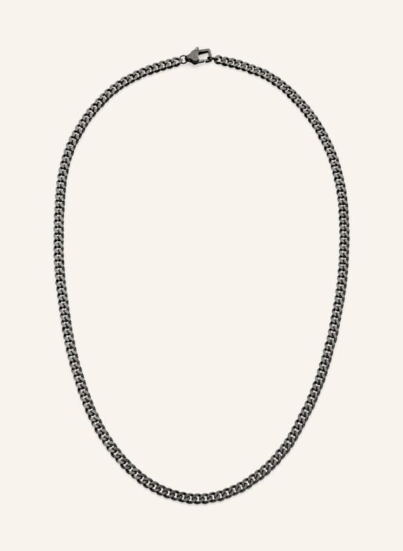 s.Oliver Halskette  aus  Edelstahl GRAU