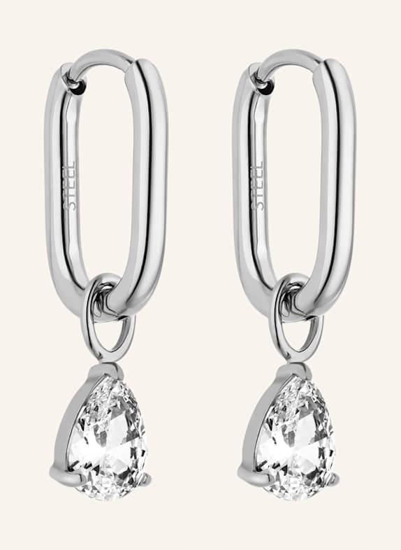 s.Oliver Creolen  aus  Edelstahl SILBER