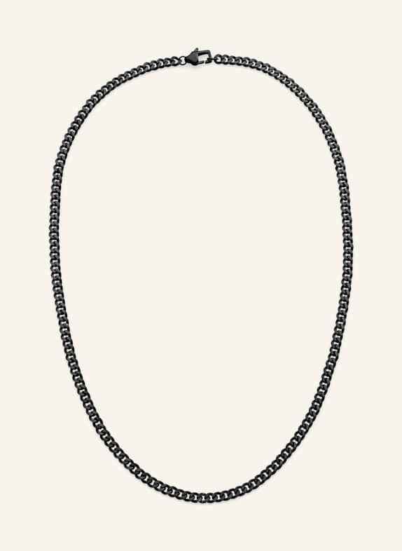 s.Oliver Halskette  aus  Edelstahl SCHWARZ