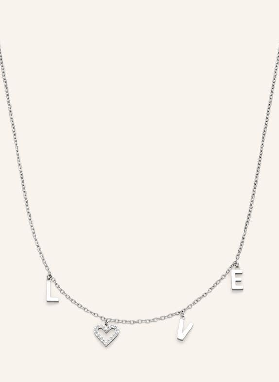 s.Oliver Halskette  aus  Edelstahl SILBER