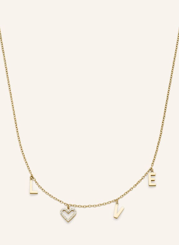 s.Oliver Halskette  aus  Edelstahl GOLD