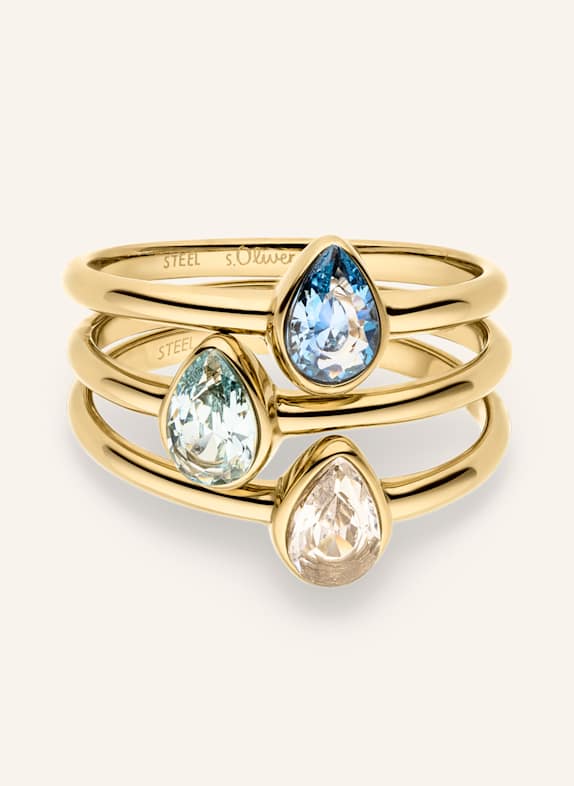 s.Oliver Ring  aus  Edelstahl GOLD