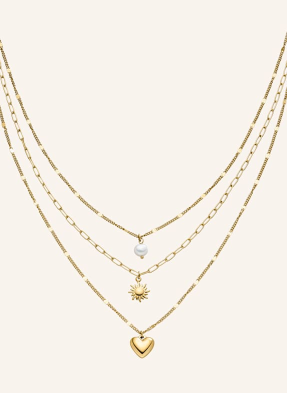 s.Oliver Halskette  aus  Edelstahl GOLD