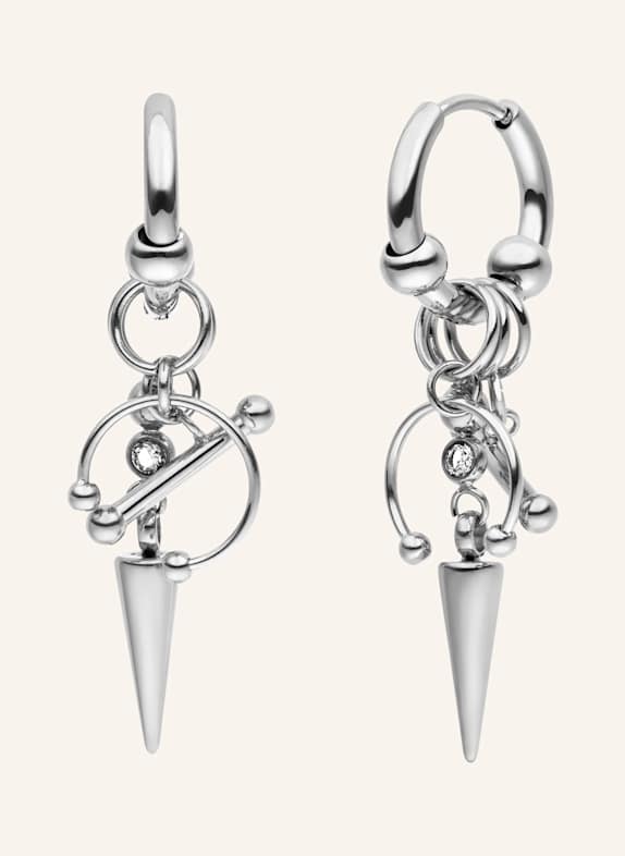 LIEBESKIND Creolen  aus  Edelstahl SILBER