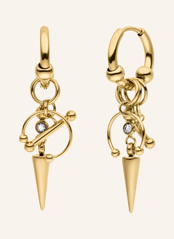 LIEBESKIND Creolen  aus  Edelstahl GOLD