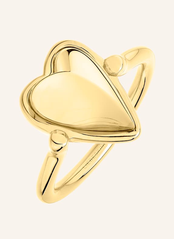 LIEBESKIND Ring  aus  Edelstahl GOLD