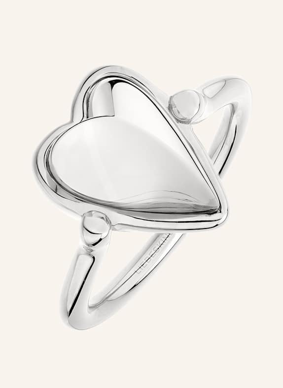 LIEBESKIND Ring  aus  Edelstahl SILBER