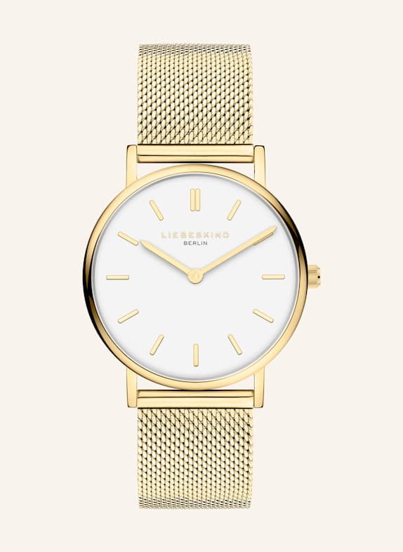 LIEBESKIND Armbanduhr  aus  Edelstahl GOLD