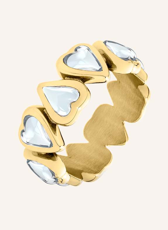LIEBESKIND Ring  aus  Edelstahl GOLD