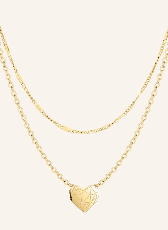 LIEBESKIND Ketting van roestvrij staal GOUD