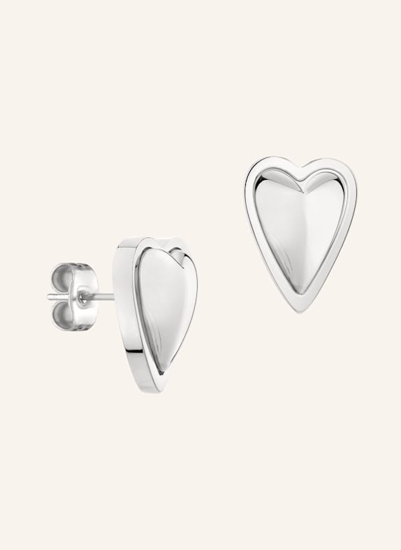 LIEBESKIND Oorstekers van roestvrij staal ZILVER