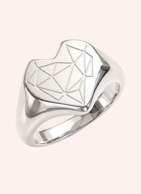 LIEBESKIND Stainless steel ring SILVER