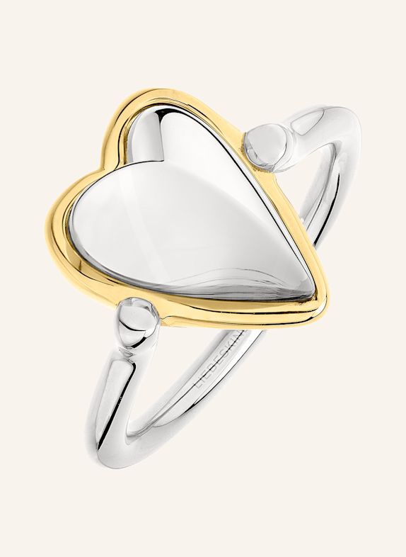 LIEBESKIND Ring  aus  Edelstahl SILBER / GOLD