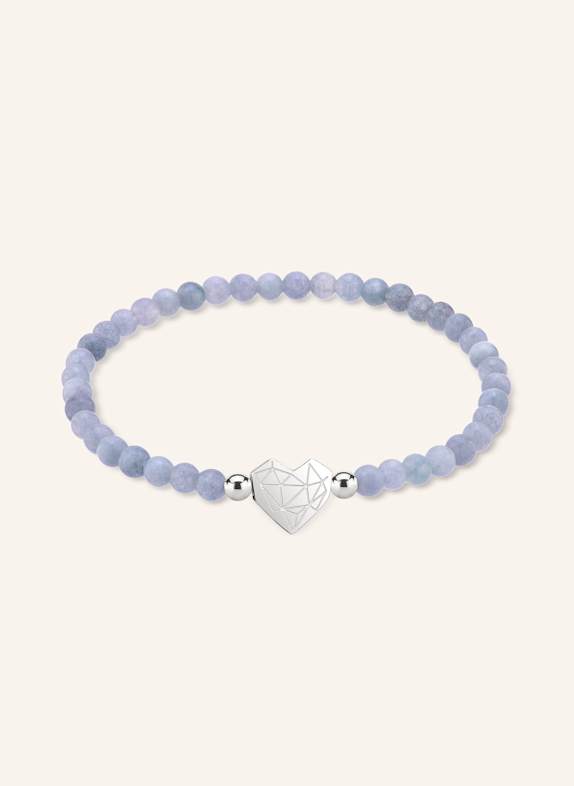 LIEBESKIND Armband van roestvrij staal LICHTBLAUW
