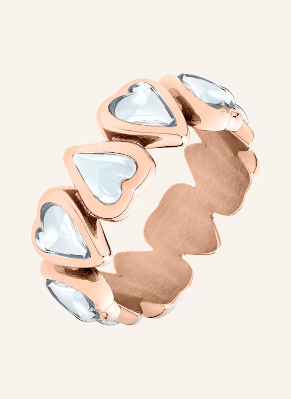 LIEBESKIND Ring  aus  Edelstahl ROSÉGOLD