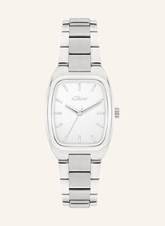 s.Oliver Stainless steel Wristwatch SILVER