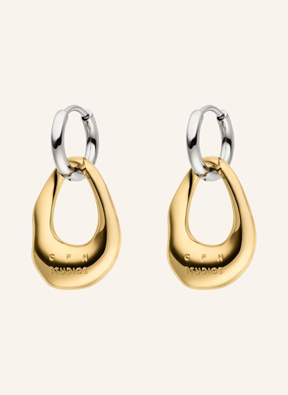 COPENHAGEN STUDIOS Oorhangers van roestvrij staal ZILVER