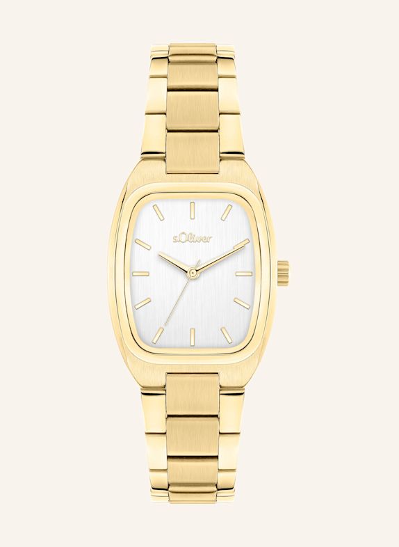 s.Oliver Stainless steel Wristwatch GOLD