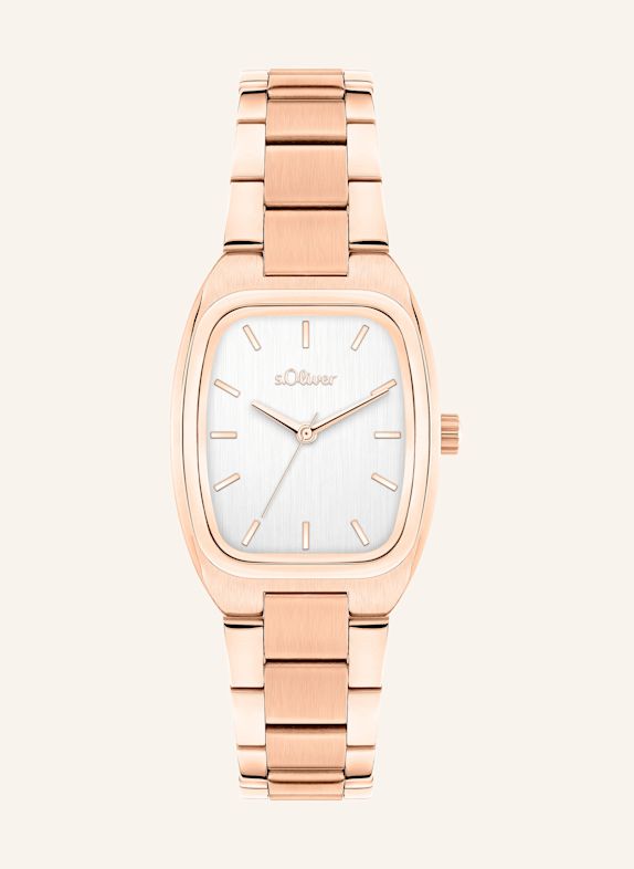 s.Oliver Stainless steel Wristwatch ROSE GOLD