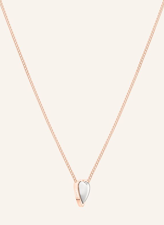 LIEBESKIND Halskette  aus  Edelstahl ROSÉGOLD