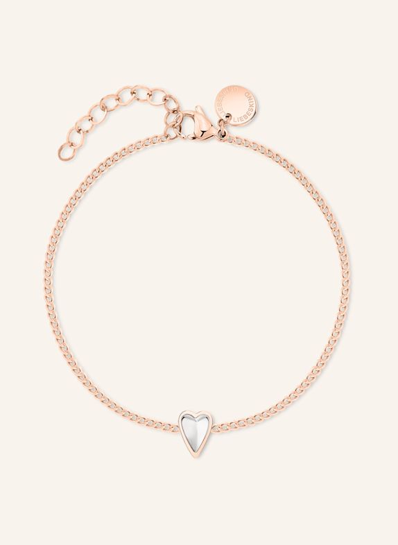 LIEBESKIND Armband  aus  Edelstahl ROSÉGOLD