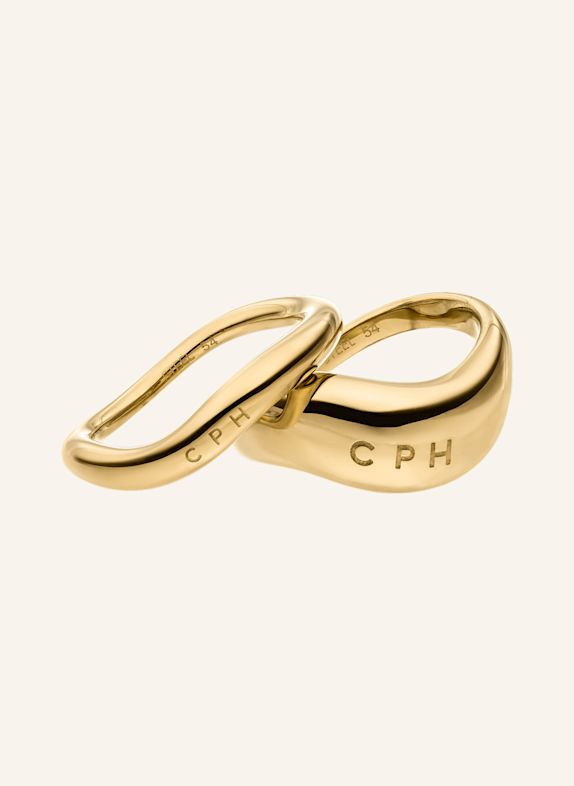 COPENHAGEN STUDIOS Ring  aus  Edelstahl GOLD