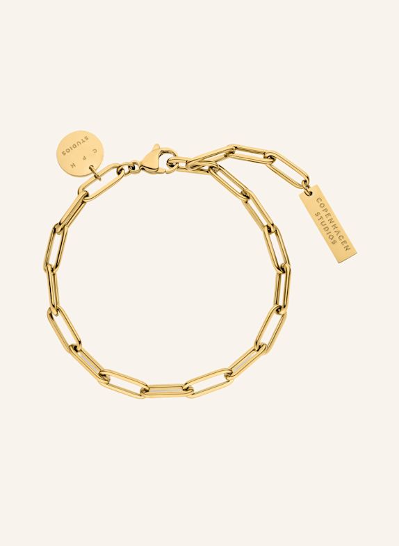 COPENHAGEN STUDIOS Armband van roestvrij staal GOUD