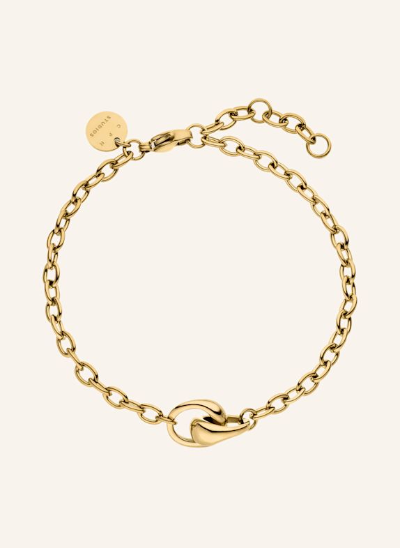 COPENHAGEN STUDIOS Armband  van  roestvrij staal GOUD