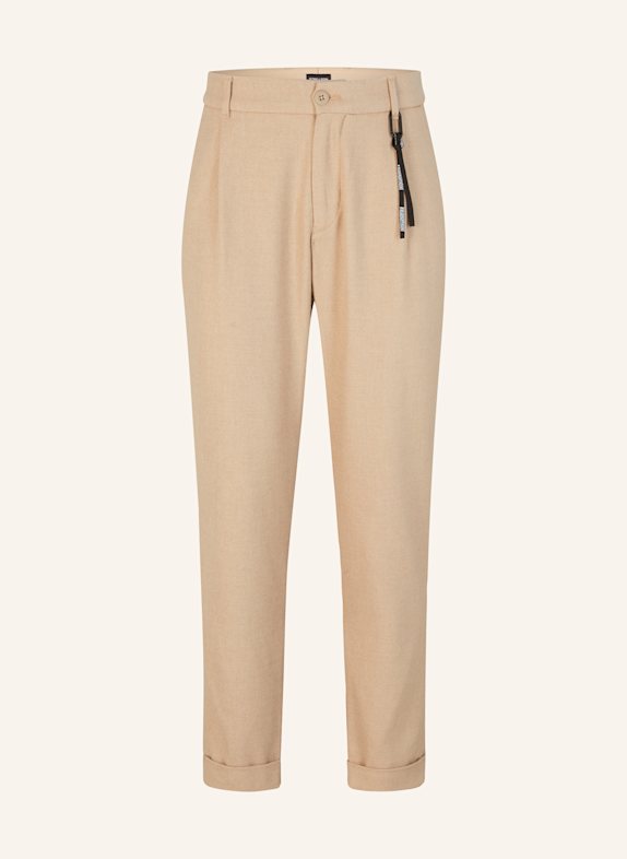 STRELLSON Bundfaltenhose LOUIS BEIGE