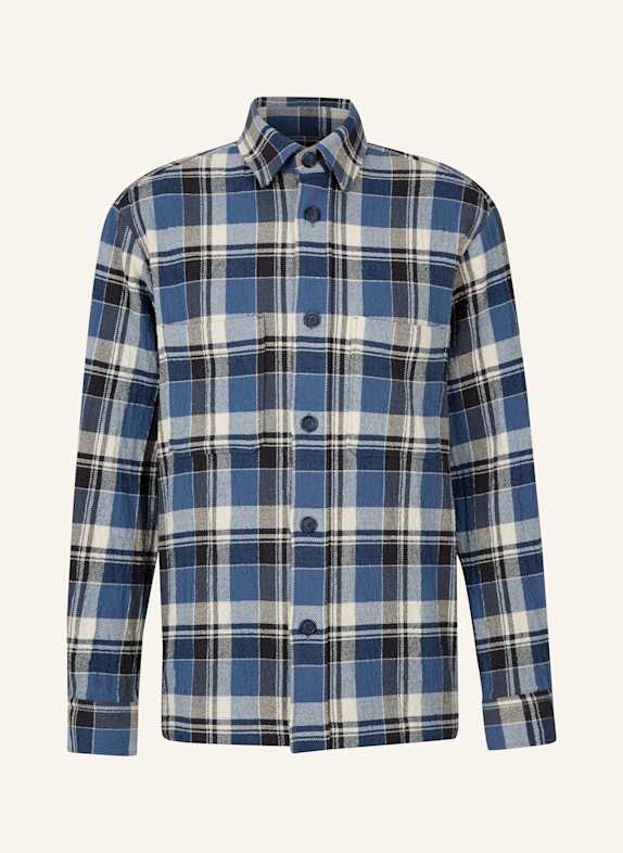STRELLSON Overshirt NALON BLAU/ CREME