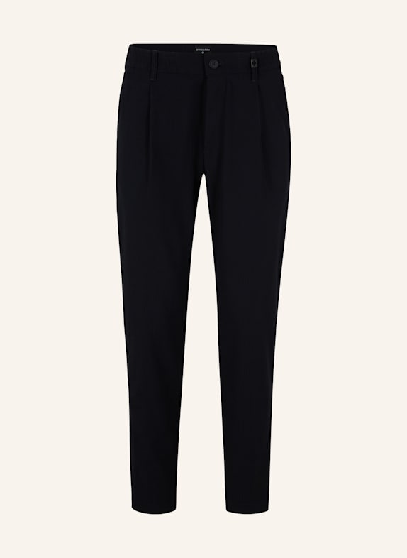 STRELLSON Bundfaltenhose LUI DUNKELBLAU