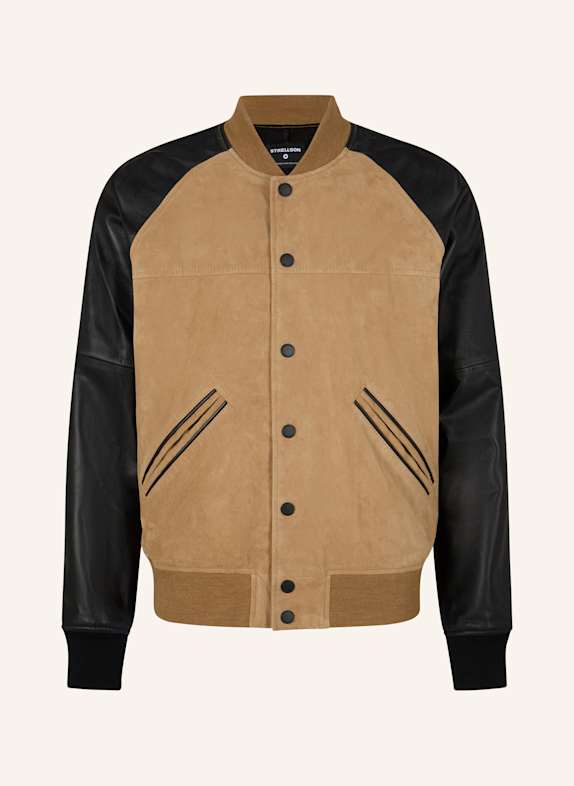 STRELLSON Lederjacke KADE BEIGE