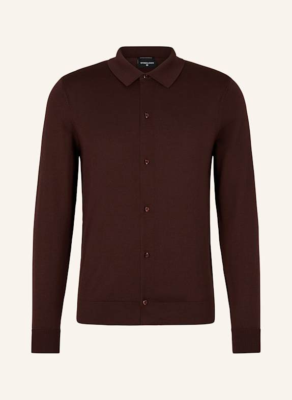 STRELLSON Strickjacke MAREK DUNKELBRAUN