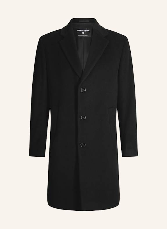 STRELLSON Wollmantel ADRIA 3.0 SCHWARZ