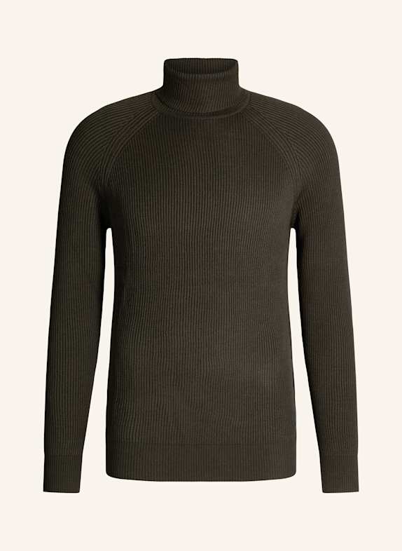 STRELLSON Rollkragenpullover HAMILTON DUNKELGRÜN