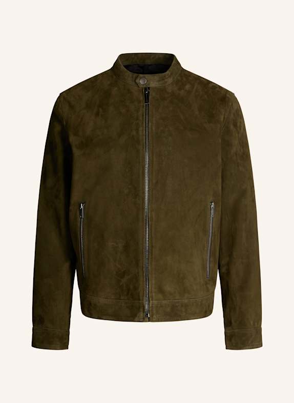 STRELLSON Lederjacke JACE-SLIM OLIV