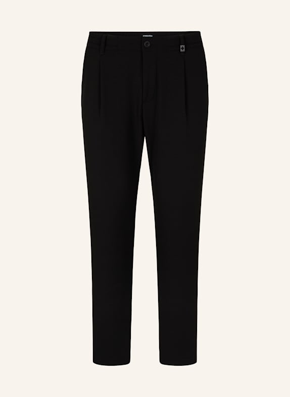STRELLSON Bundfaltenhose LUI SCHWARZ