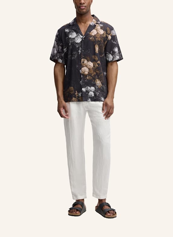 STRELLSON Resorthemd CLINT Comfort Fit SCHWARZ