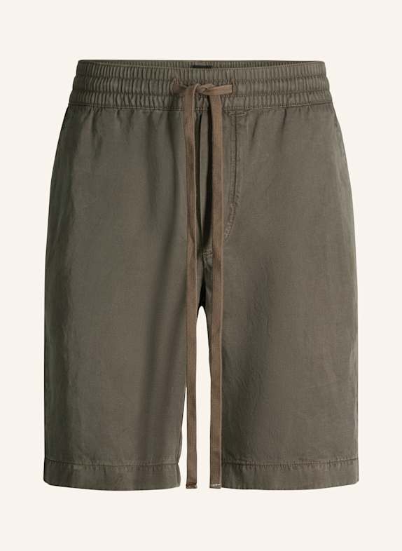 STRELLSON Shorts KAJI Relaxed Fit mit Leinen OLIV