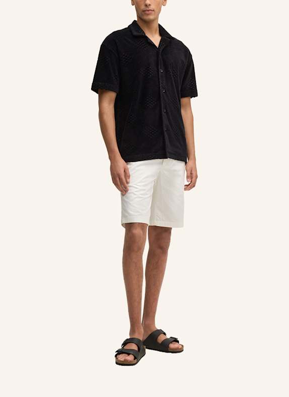 STRELLSON Resorthemd JOSEPH Regular Fit aus Frottee SCHWARZ