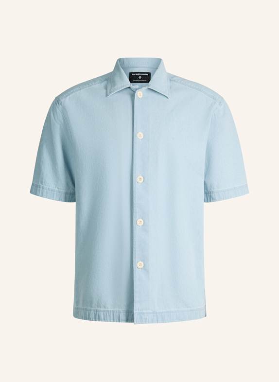 STRELLSON Kurzarm-Hemd NAVI HELLBLAU