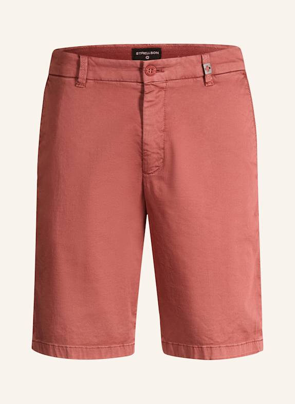 STRELLSON Chino-Shorts CRUSH ROT