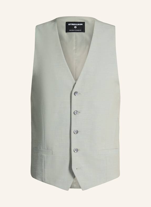 STRELLSON Anzugweste VES2 Extra Slim Fit GRÜN