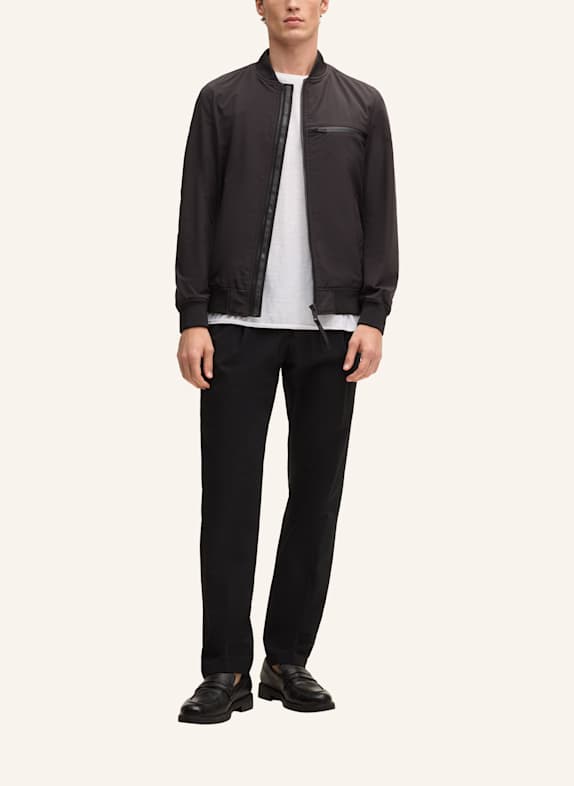 STRELLSON Bundfaltenhose SCHWARZ