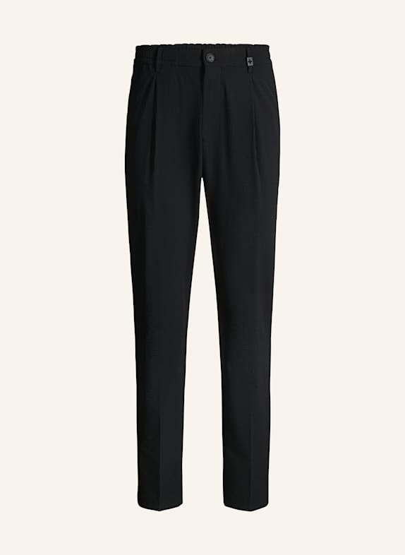 STRELLSON Bundfaltenhose LUI SCHWARZ